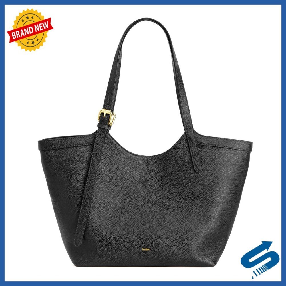 Genuine Leather Hobo Tote Shoulder Bag with Adjustable Strap